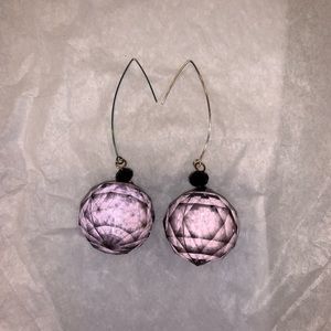 Bebe drop ball earrings